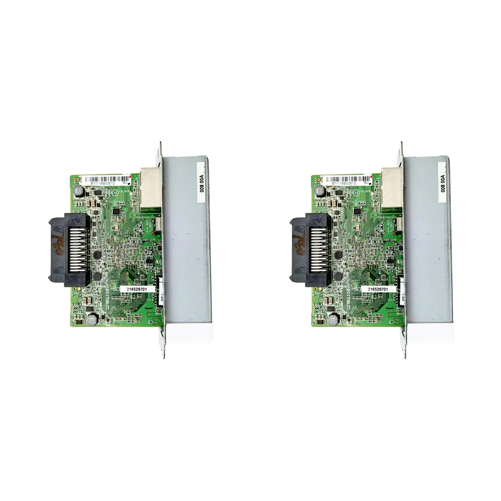2PCS UB-E04 Ethernet Interface Wired Card Fits For Epson TM-T88V TM-J7000 TM-T70II TM-J7500 TM-U220PB TM-U220B TM-T70II TM-L90II