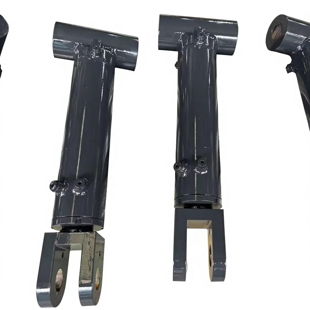 Double Clevis Mounted Double Acting  Cylinder with Hard Chrome Plated Steel for Construction Machinery/Crane