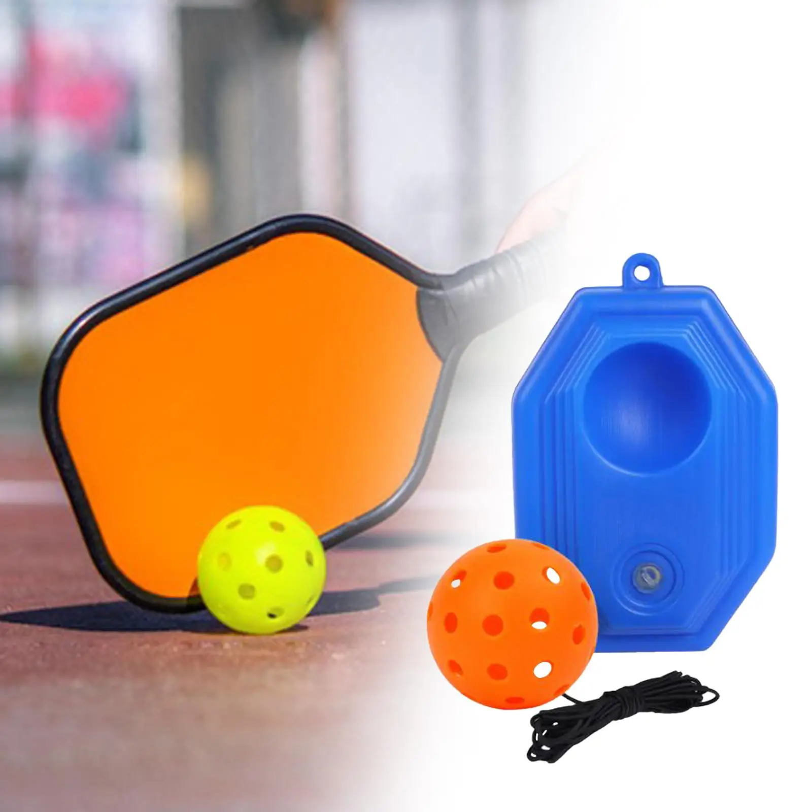 Entrenador de Pickleball, zócalo portátil que mejora las habilidades, herramienta de práctica de rebote