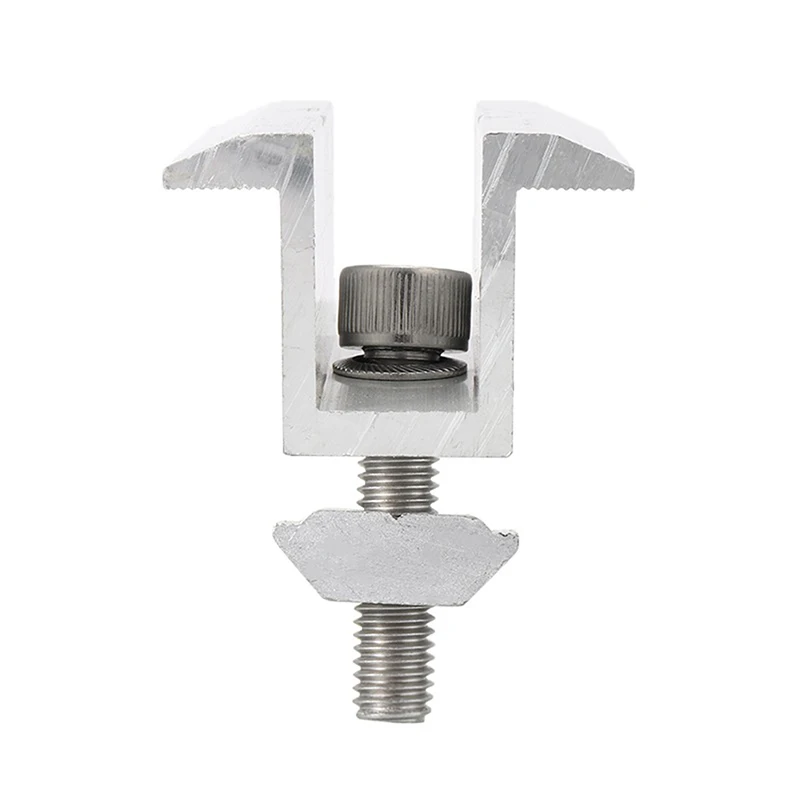 마운팅 브래킷 태양광 패널 RV 실버 태양광 브래킷 부품 하우스 밀 마감 태양광 알루미늄 합금 아노다이징