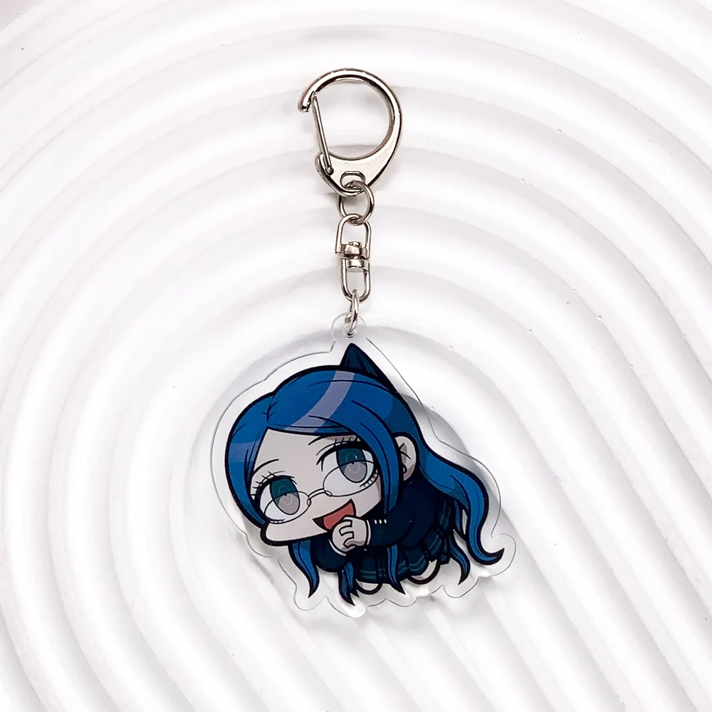 1/19PCS Game Danganronpa Acrylic Car Keychain Cartoon Bag Charms Accessories Funny Cute Backpack Pendant Key Holder Friend Gifts