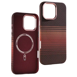 Carbon Fibre Texture Relief MagSafe Phone Case for iPhone 17 16pro max 15 Pro 16e 14 13 Magnetic Wireless Charging Hard PC Cover