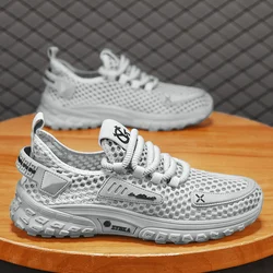 CYYTL Mesh Men Shoes Sneakers Summer Outdoor Casual Tennis Breathable Platform Hiking Walking Sport Running Designer Luxury Work