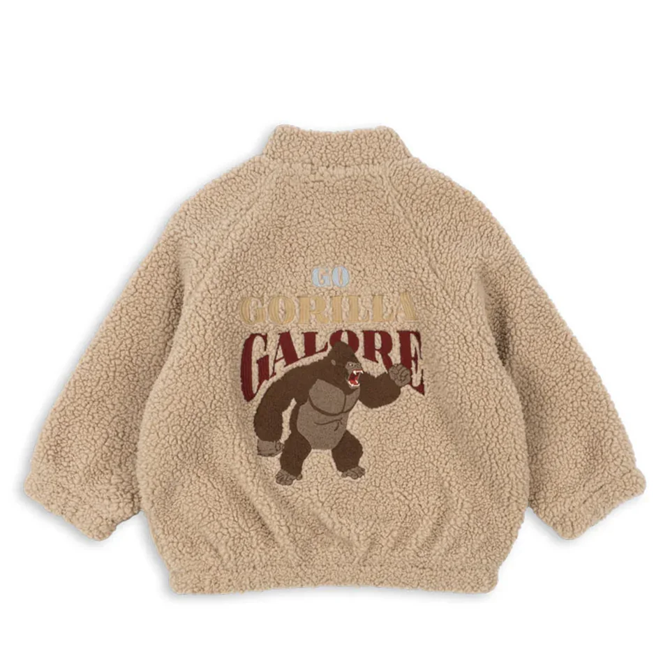 2025 Herfst KS Peuter Meisjes Lamswol Katten Jas Jongens Cartoon Katoen Fleece Uitloper Jas Kid Winter Kleding Kind Kever Jassen