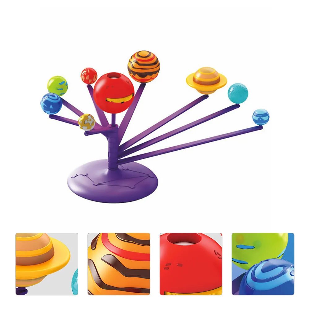 

1 комплект, реалистичная планетарная система с проекционной функцией, набор для обучения астрономии «сделай сам», декоративный набор для детей, научного образования