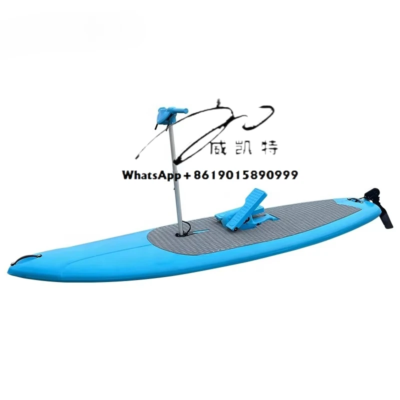 

Stand up Inflatable Paddleboard Foldable SUP Surfboard With Stirrup Drive System
