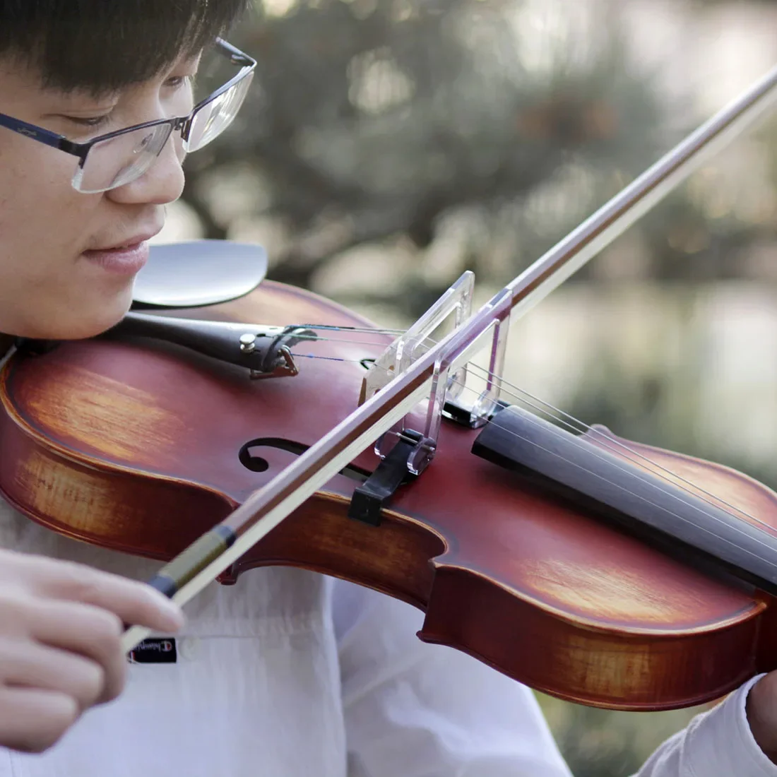 IRIN 3/4 4/4 قوس الكمان مصحح وضعية الكمان تصويب كوليماتور للمبتدئين أدوات الموسيقى سلسلة أداة الملحقات