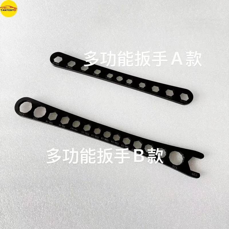 Multifunctional injector nozzle pressure cap solenoid valve front cap wrench