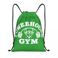 Powerhouse Gym Drawstring Backpack Women Men Gym Sport Sackpack Portable Bodybuilding Fitness Muscle Training Bag Sack