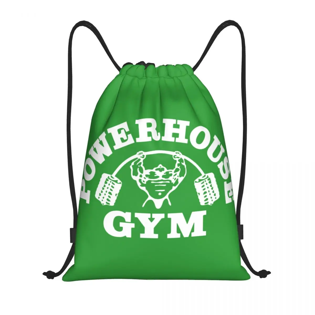 Powerhouse Gym Drawstring Backpack Women Men Gym Sport Sackpack Portable Bodybuilding Fitness Muscle Training Bag Sack