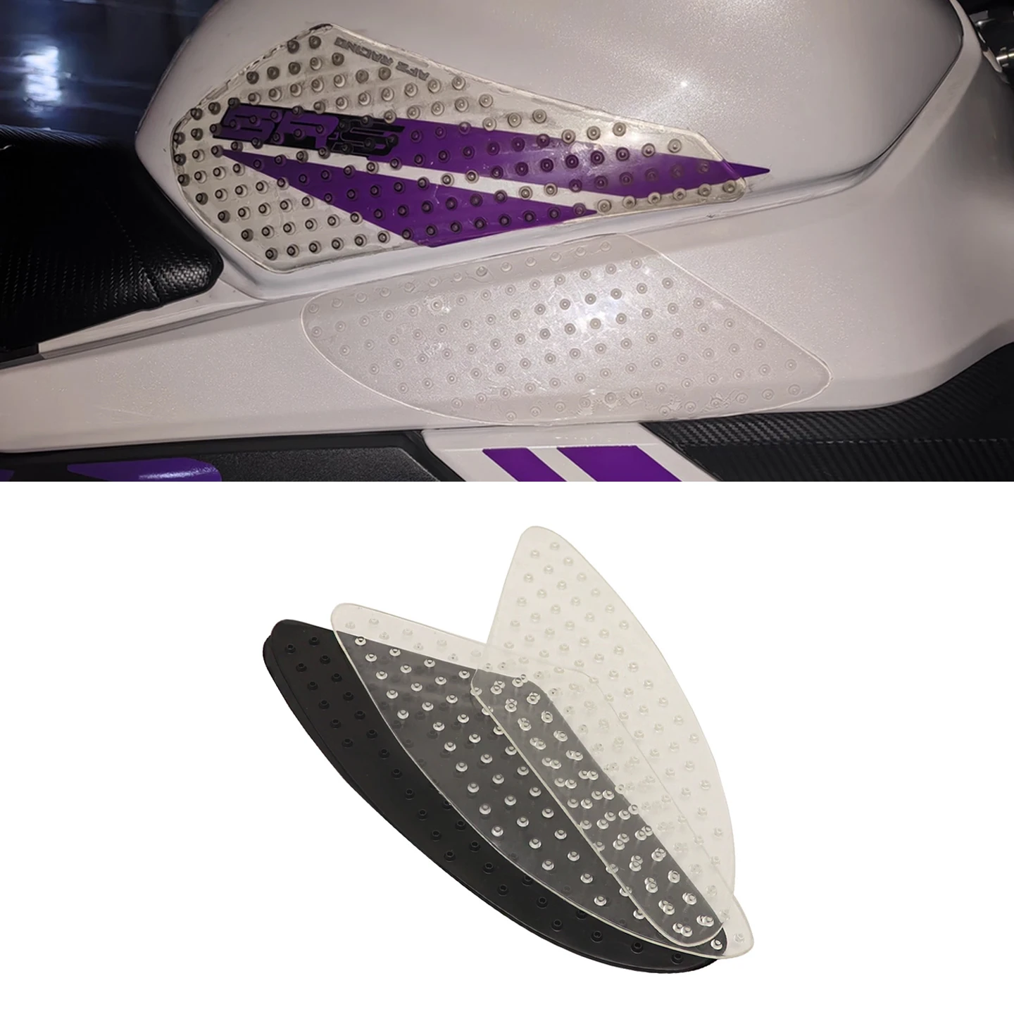 

Накладки на бак для KAWASAKI Ninja400 Ninja500SE ZX4R ZX4RR, противоскользящие наклейки, защита коленей, аксессуары для мотоциклов