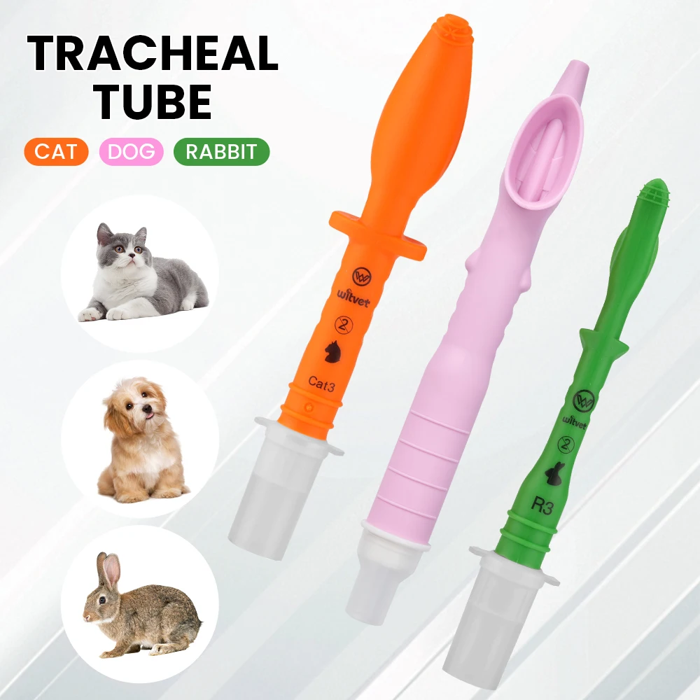 

Pet Cat Rabbit Dog Blind Intubation Tube Surgery Accessories Soft V-Gel Supraglottic Airway ET Tracheal Tube Veterinary Tools