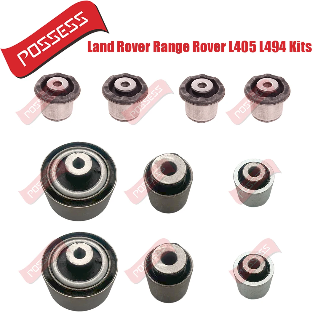 Kits de bujes de brazo de Control de suspensión delantera, 10 piezas, para Land Rover Range Rover L405 L494 2012-/Discoverer 5 L462 2017-