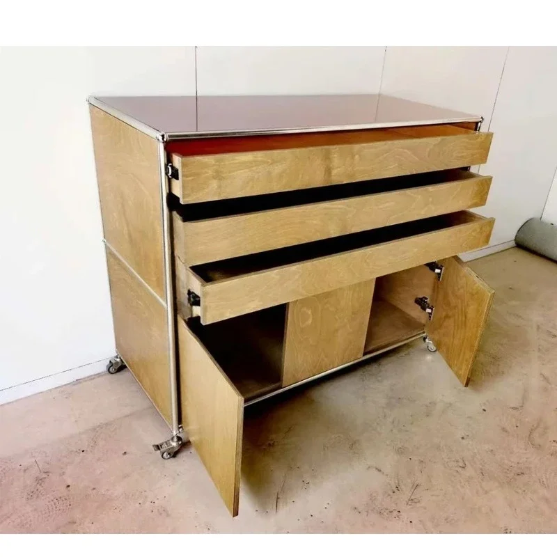 dining side cabinet, living room bedroom locker, light luxury bedside table 4