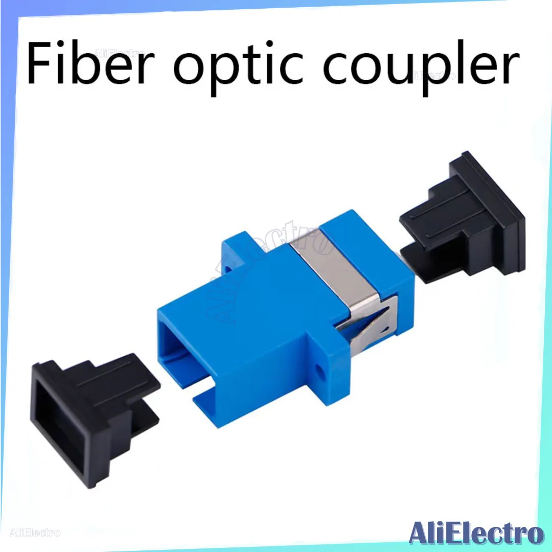 SC UPC Adapter Connector 50-500PCS Simplex SM Single Mode Plastic Fiber Optic Coupler Big Sell