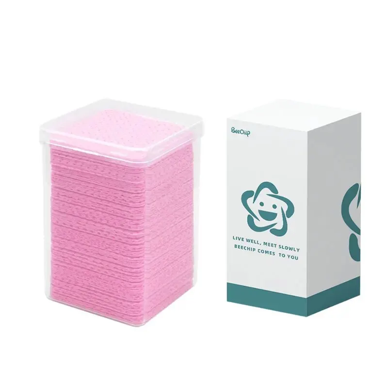 200pcs Toalhetes Faciais Descartáveis Toner Soft Cleansing Wipes Não-Irritante E Hidratante Removedor de Maquiagem Wet & Dry