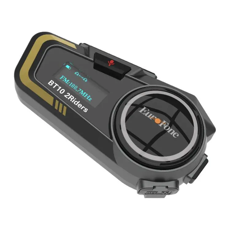 

Оптовая продажа Handsfree Мотоциклетный шлем Bluetooth-гарнитура Домофон Intercomunicadores Поддержка языков подсказки