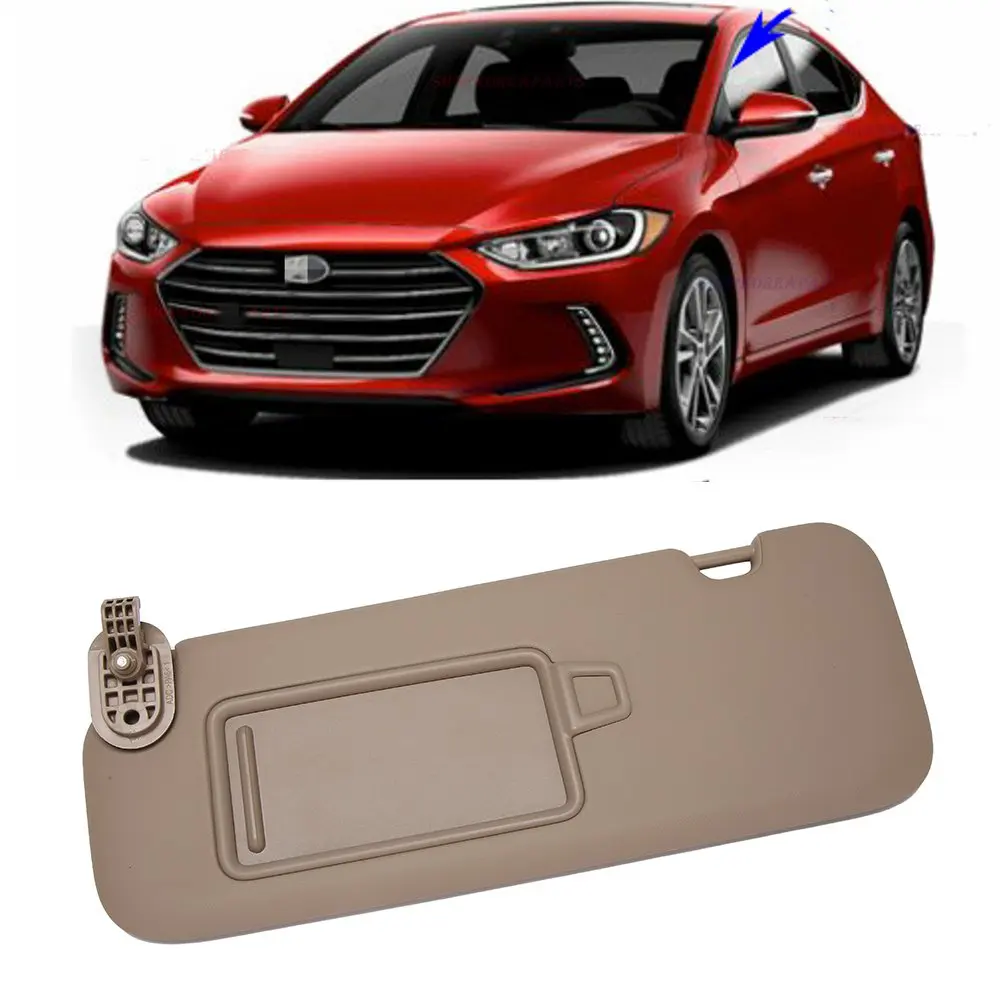 

Car Inner Beige Sun Visor Shield Shade Board for Hyundai Elantra 2016-2020 Replaces 85210F2000, Left Side