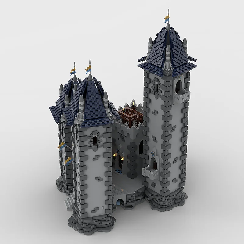 Moc Building Blocks Castle de Trois Tours Technology Modular Bricks Model  Gifts Christmas Toys DIY Sets Assembly