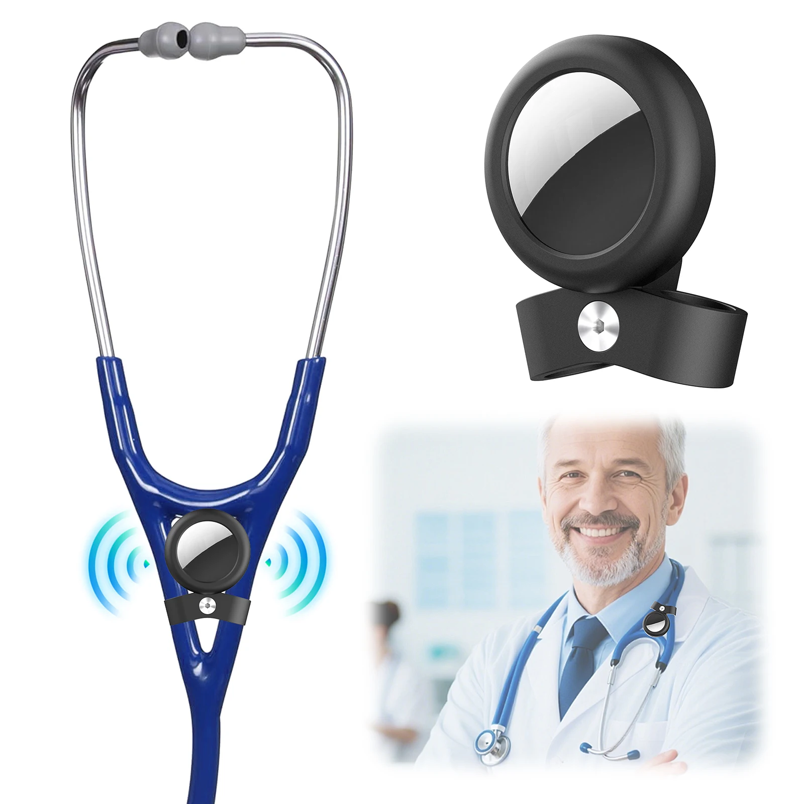 PC Anti-Scratch Case Waterproof Protective Cases Cover Stethoscope Case for Children Elderly Pet Backpack Bicycle Suitcase