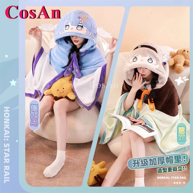 

CosAn Game Honkai: Star Rail Firefly/Robin Cosplay Costumes Sweet Lovely Cloak Air Conditioning Blanket Nap Blanket Daily Used