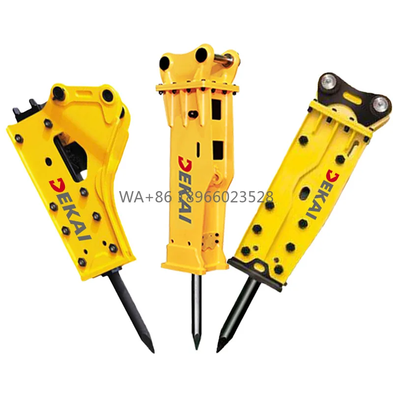 Martillo hidráulico Kobelco SB121, martillo triturador hidráulico con cincel de 155mm, envío rápido