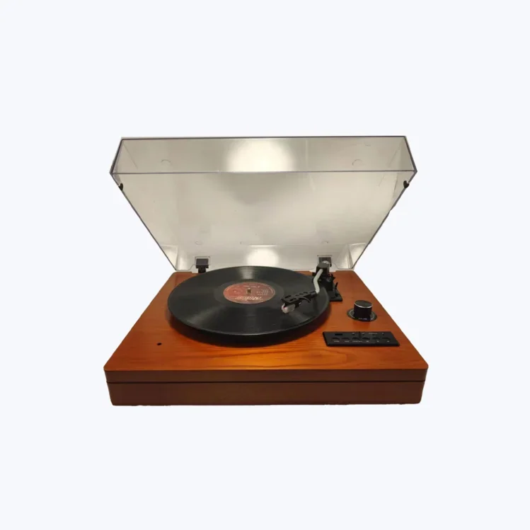 

New Record Player 3-Speed Turntable BT Vinyl Record Player with Speaker Vinyl-to-MP3 Recording 3.5mm AUX RCA Headphone