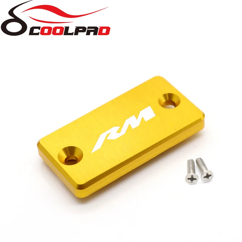 Para SUZUKI RM80 RM85 1986-2019 RM125 RM250 1984-1995 cubierta de depósito de freno delantero tapa de cilindro de líquido de motocicleta RM 80 85 125 250