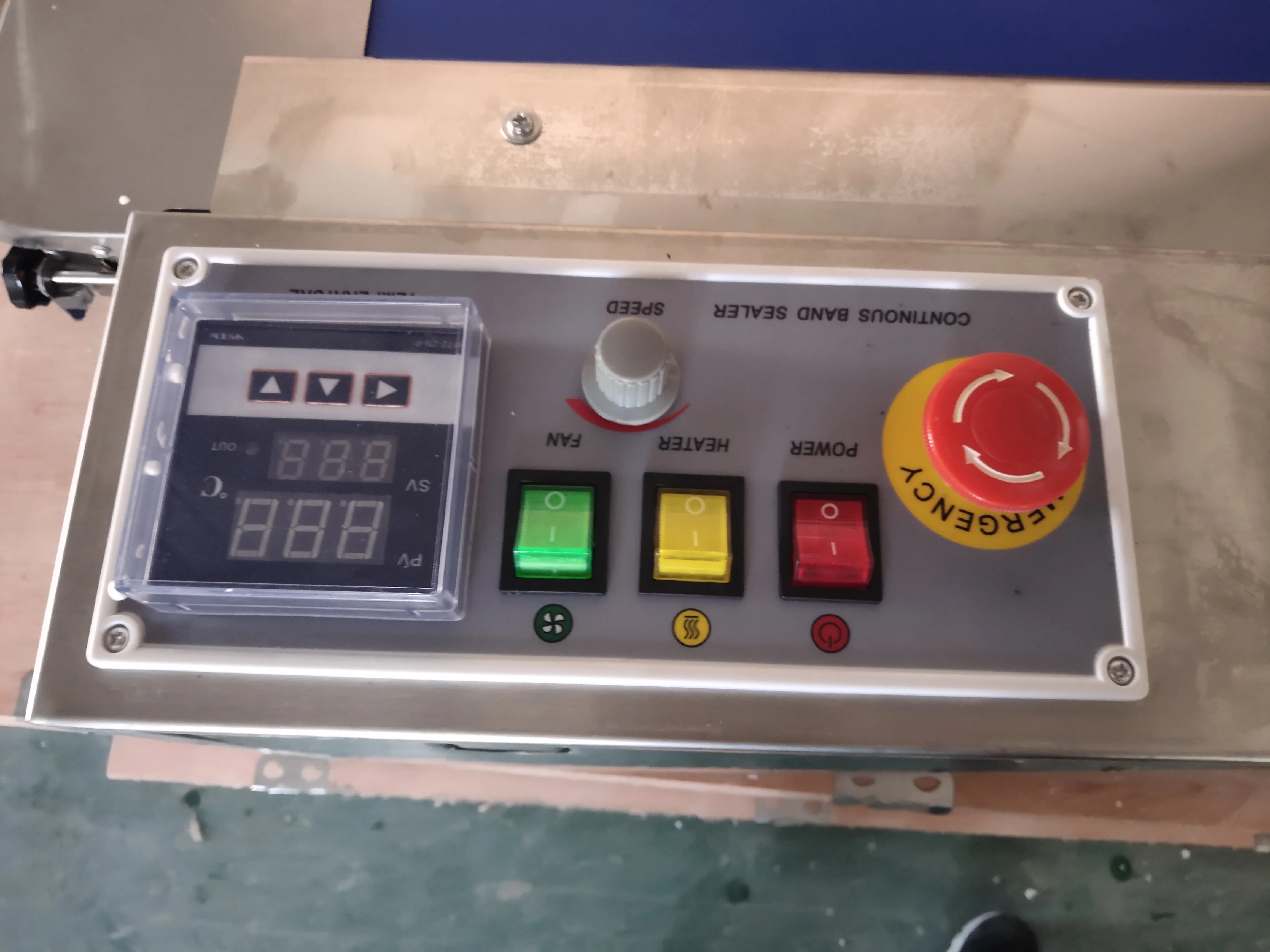 Bag continuous sealing hine automatic Additional equipment printing date stainless steel sealer FR-900