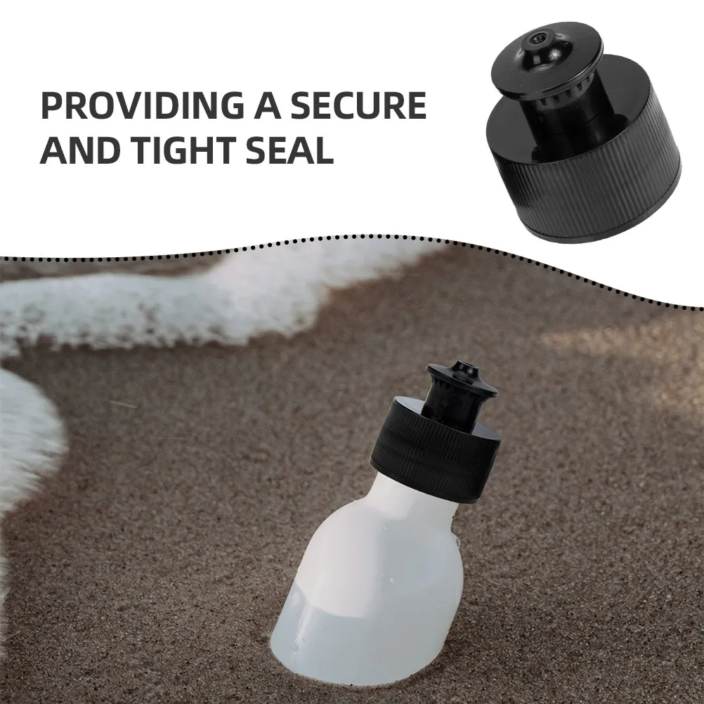 12Pcs Mineral Water Bottle Caps Push Pull Leakproof Sports Replacement Screw Top Covers for Fitness Outdoor Hydration