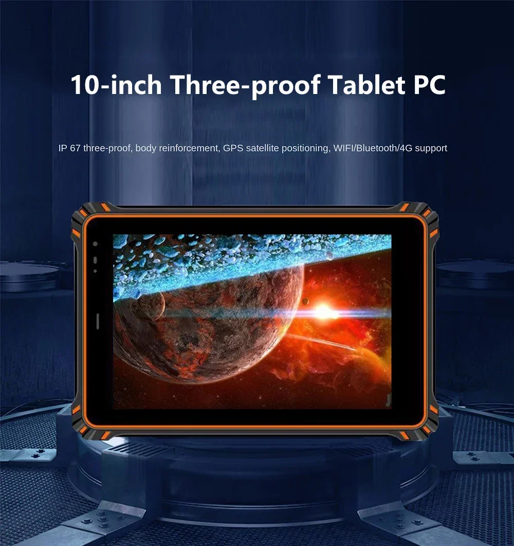 Imagem -05 - Kcosit 10mf à Prova Dágua Robusto Android 10 Tablets pc 101 Polegadas Mtk6771 Octa Core 8gb Ram 128gb Rom 4g Lte Gps Rj45 Ethernet Wifi