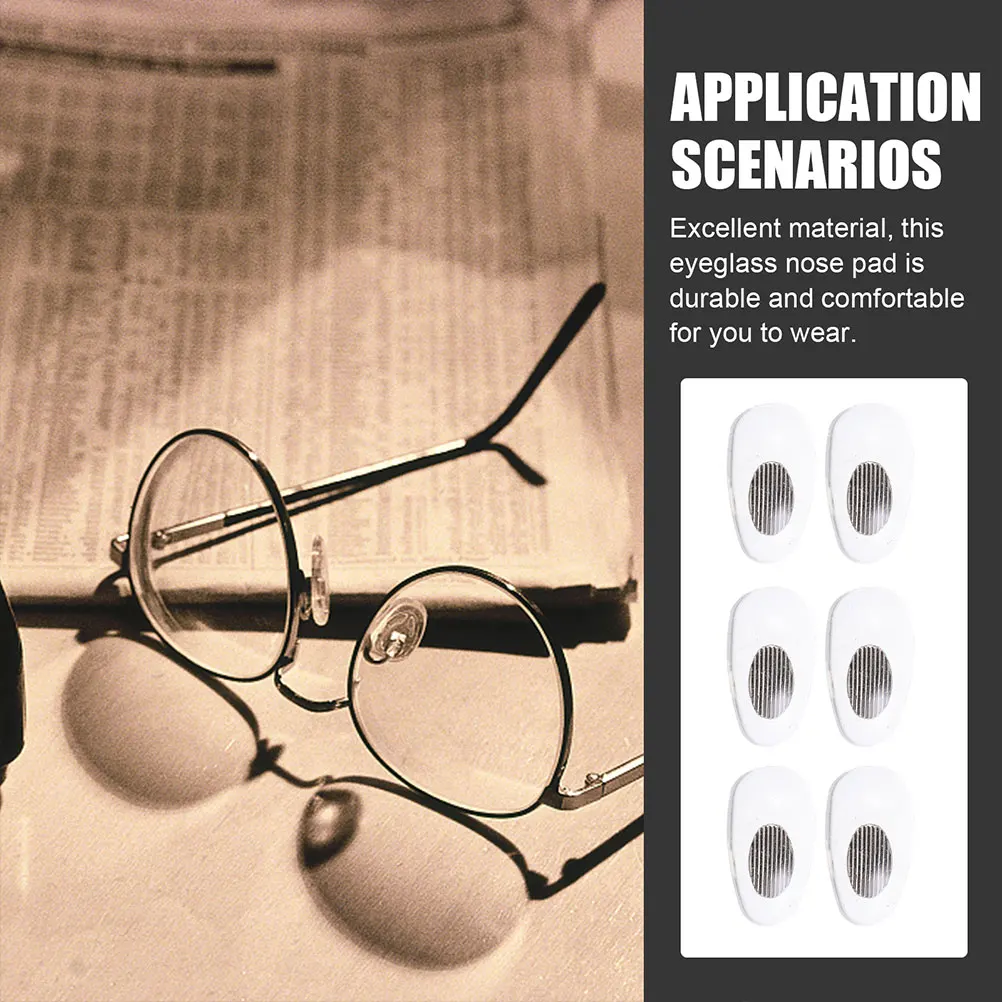 

Silicone Nose Pad For Glasses Transparent Anti-Slip Replacement High-Durability Frame Cushion Support Eyeglass