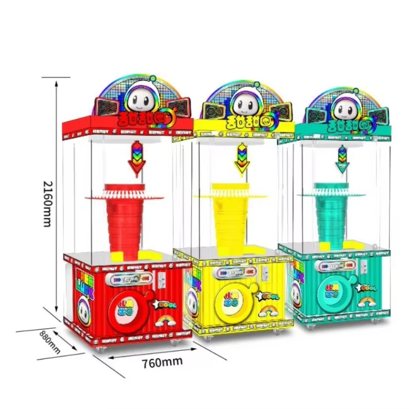 

Coin-operated arcade indoor free luck metal clip prize popular amusement park entertainment