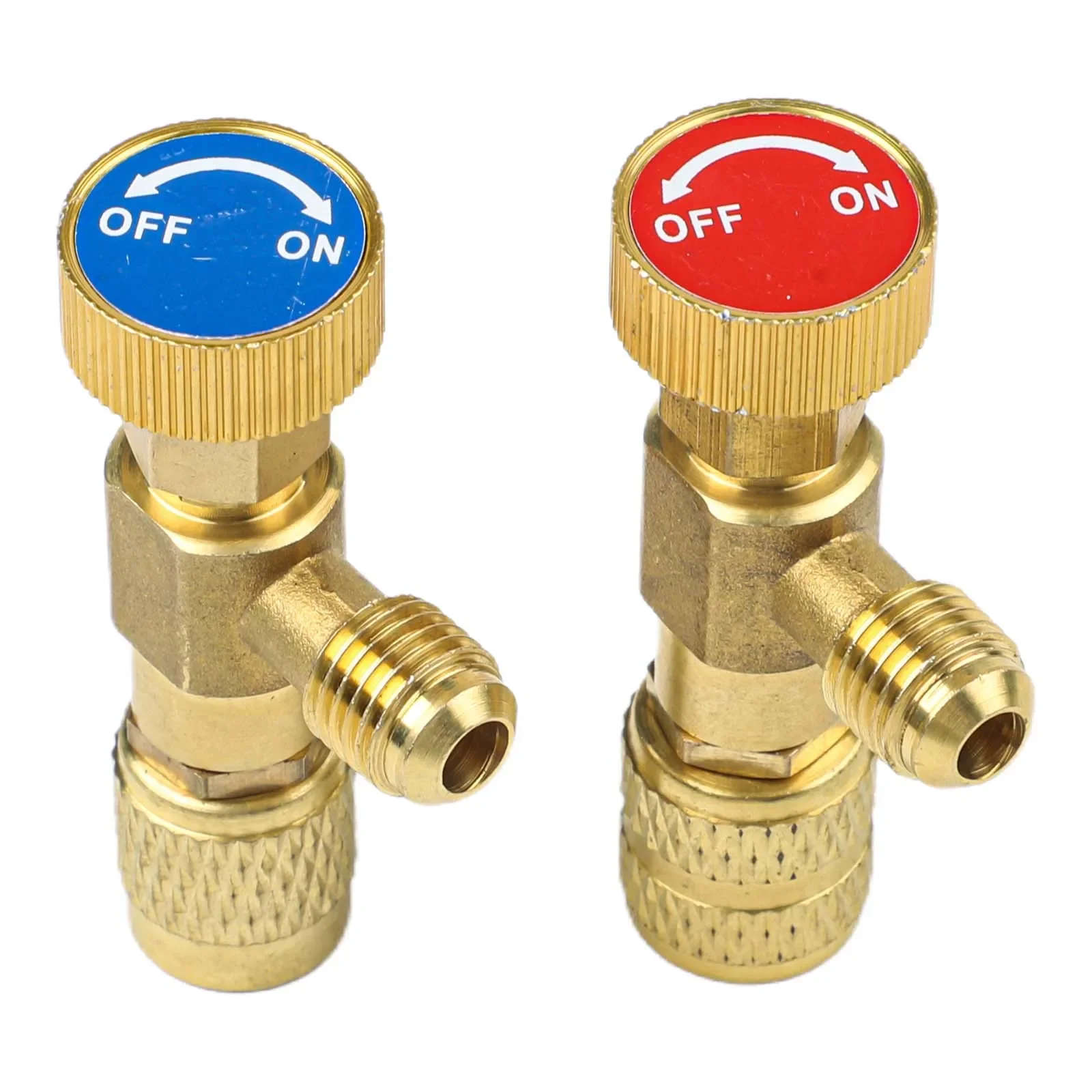 Copper Material Air Conditioning Refrigeration Adapter for R22R410A Safety Valve Movable High/Low Pressure Valve