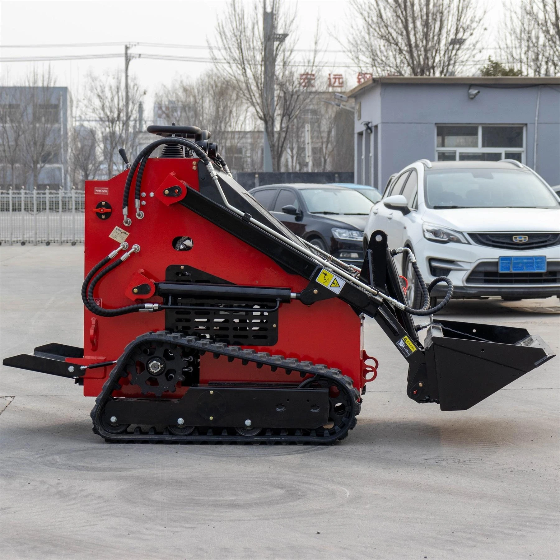 Track Type Skid Steer Loader Compact Track Loader with Multi Attachments for Mud Turf Renovation Civil Engineering Job