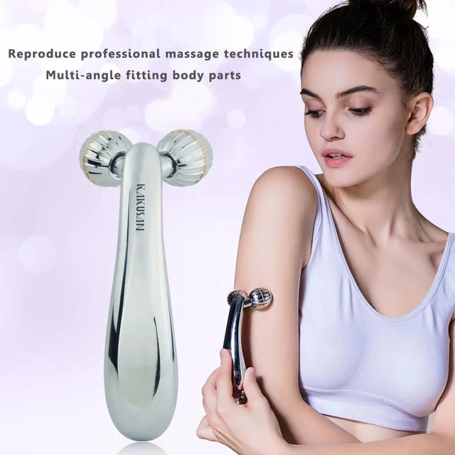 Kakusan Mini Face Lifting Body Microcurrent 3D Y Shape EMS V Facial Lift Roller Massager AliExpress
