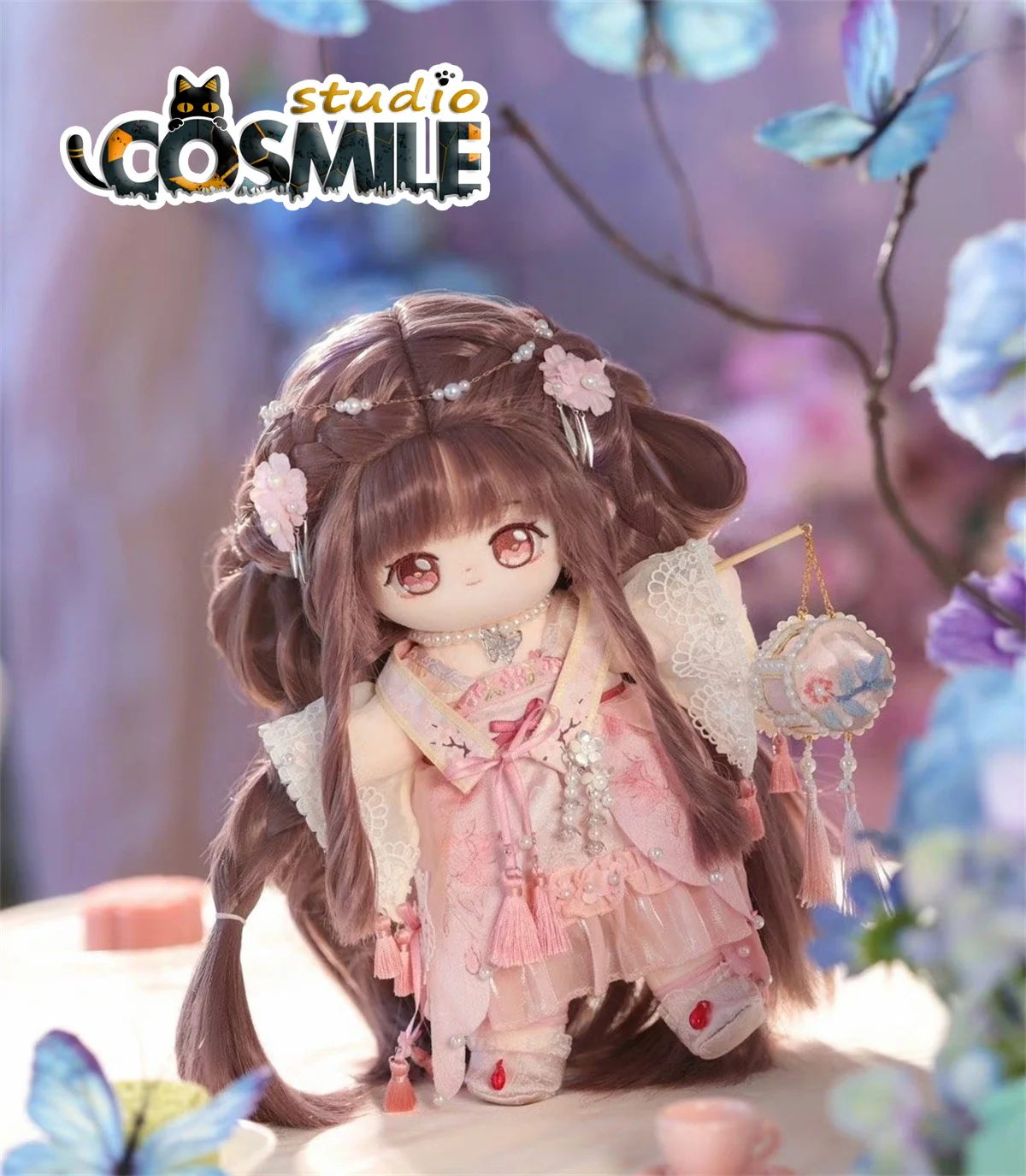 

Idol Nikki персиковый цвет принцесса фея девушка волосы ханьфу платье древняя одежда мягкая плюшевая кукла 27 см Одежда Игрушка