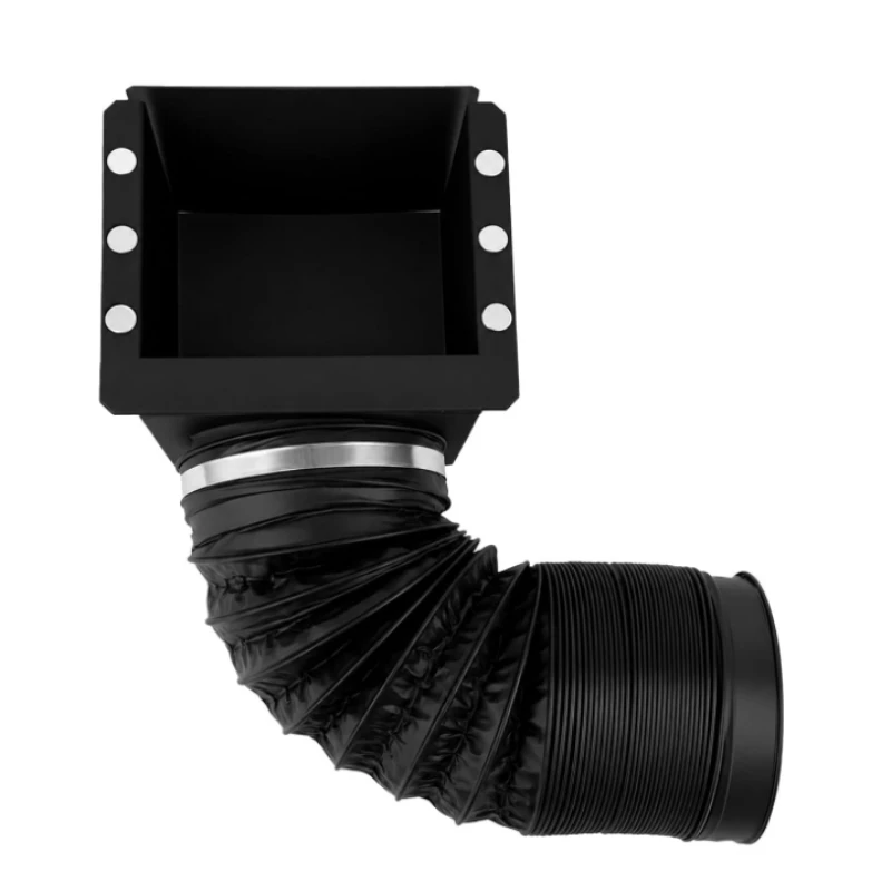1PCS Magnetic Pellet Cleanout Funnel for Traeger Pit Boss & Most Smoker Grill Pellet Hopper Slide Cleanout Chute Black
