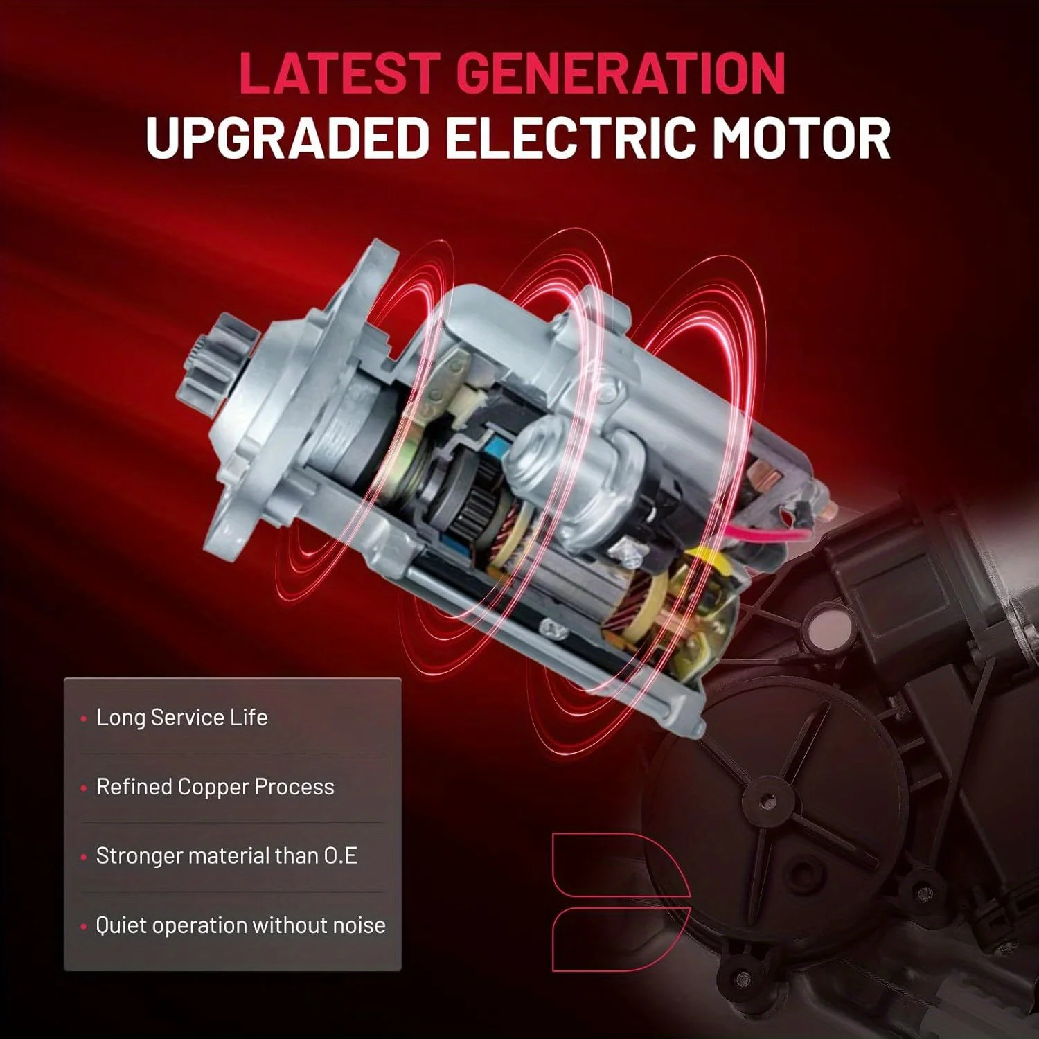 751-967 منظم نوافذ الطاقة مع المحرك الأمامي الأيمن لـ 2010 2011 2012 2013 2014 2015 كاديلاك SRX, 2011 Saab 9-4X #4