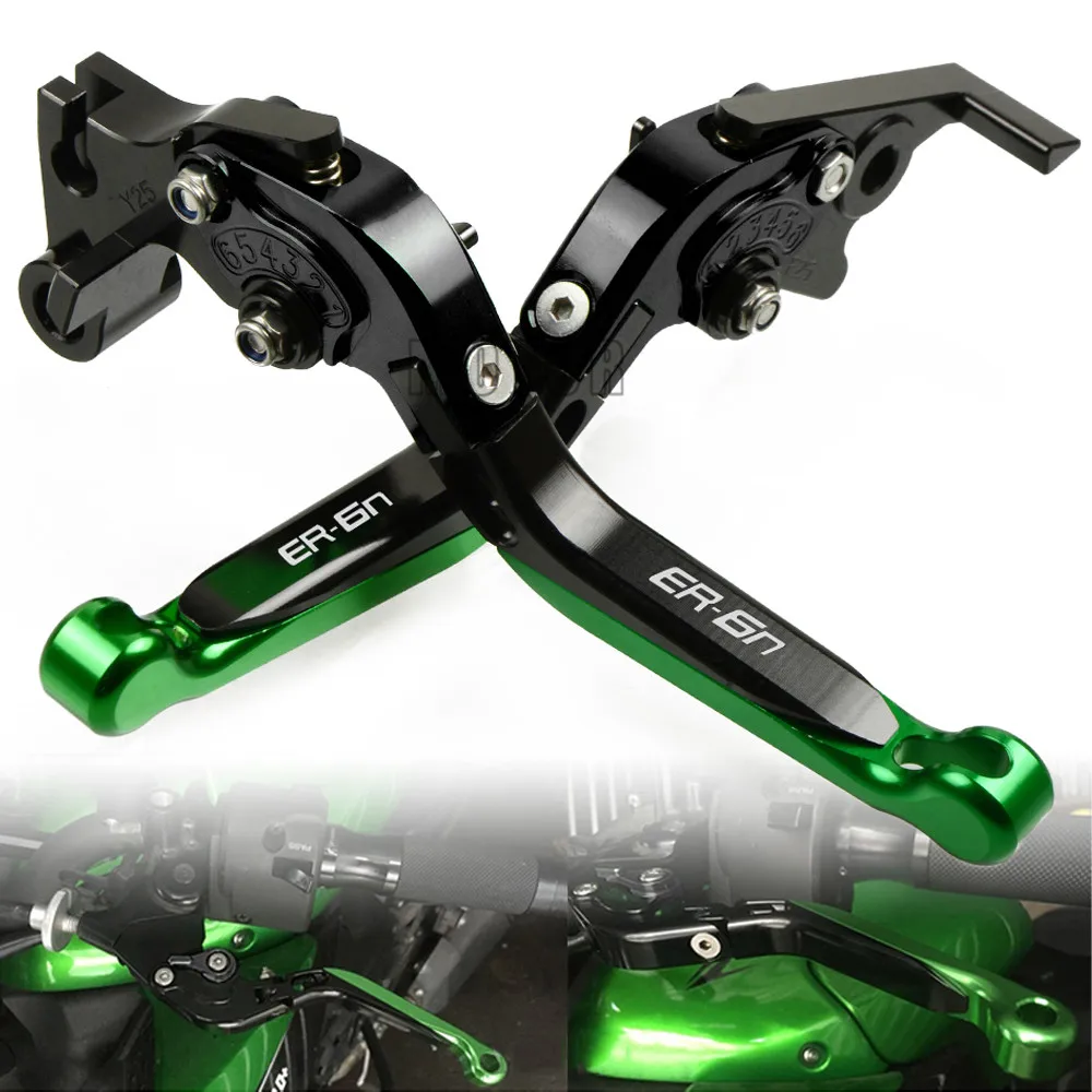 

Для Kawasaki NINJA ER6N ER-6N ER 6N 6 N мотоциклетные CNC алюминиевые регулируемые складные выдвижные рычаги тормозного сцепления