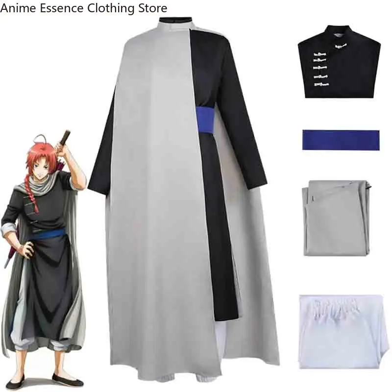 

Anime Kamui Cosplay Gintama Cosplay Costumes Chinese Uniform Grey Cloak Kamui Wig Halloween Carnival Comiket Cos Adult Unisex