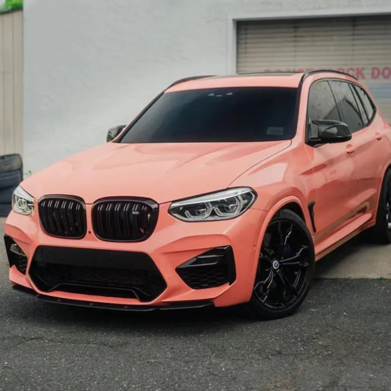 

Подходит для BMW X3 MX4M Lip F97 F98, модифицированный глянцевый черный спойлер в стиле ROCK, карбоновая текстура, передний сплиттер, маленький