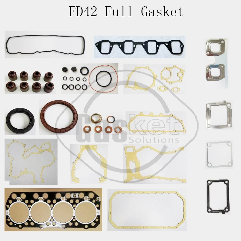 

FD42 FD46 Full Gasket Kit Metal For Nissan forklift engine Drable Accessories