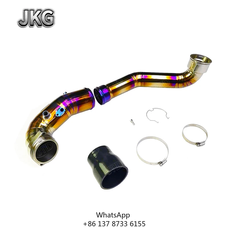 

JKG Высокая производительность для Toyota Supra A90/B58 GEN2, турбинная трубка, комплект из двух предметов, готовый продукт, титановая зарядная трубка