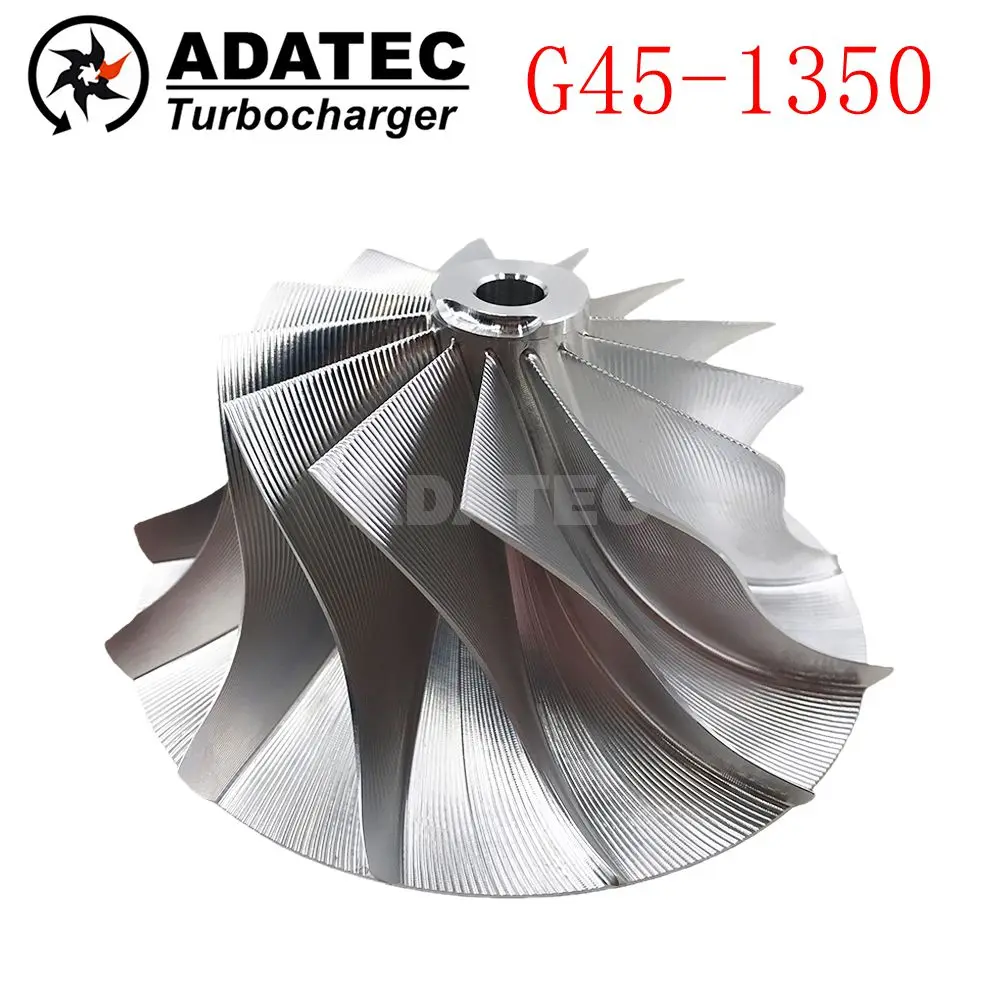 

G45-1350 G-SERIES Dual Ceramic Ball Bearing Compressor Wheel Inducer 72mm Exducer 102mm 0.85A/R