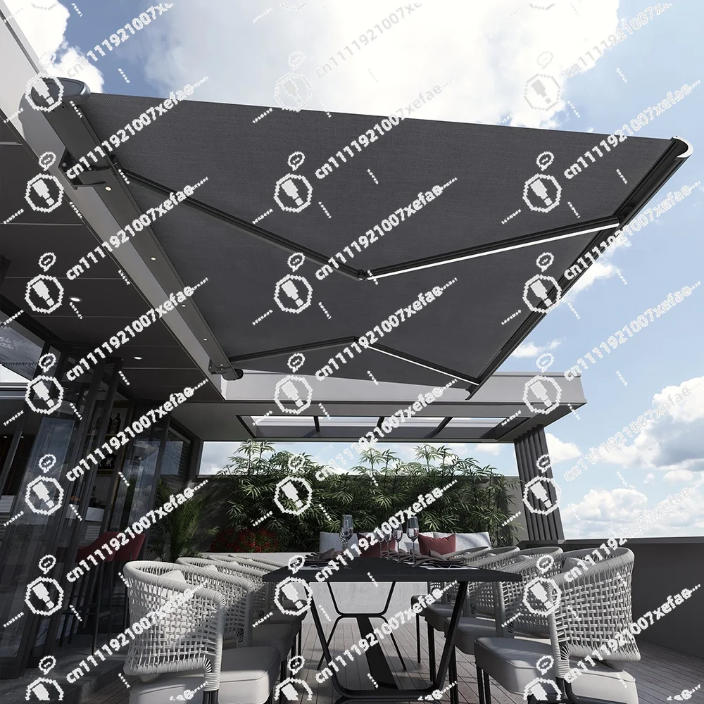 Control Wall Mounted Aluminum Full Box Electric Automatic Awning