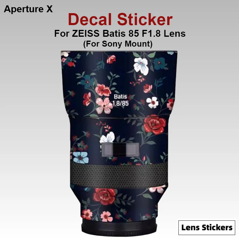 For ZEISS Batis 85 F1.8 Decal Skin Vinyl Wrap Film Lens Body Protective Sticker Protector Coat For Sony Mount 85mm 1.8