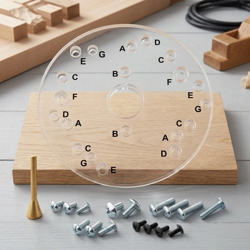 Woodworking Router Accessory Router Mounting Plate 165mm Outer Diameter For Precise Woodworking Tasks For Bosch 690 Router