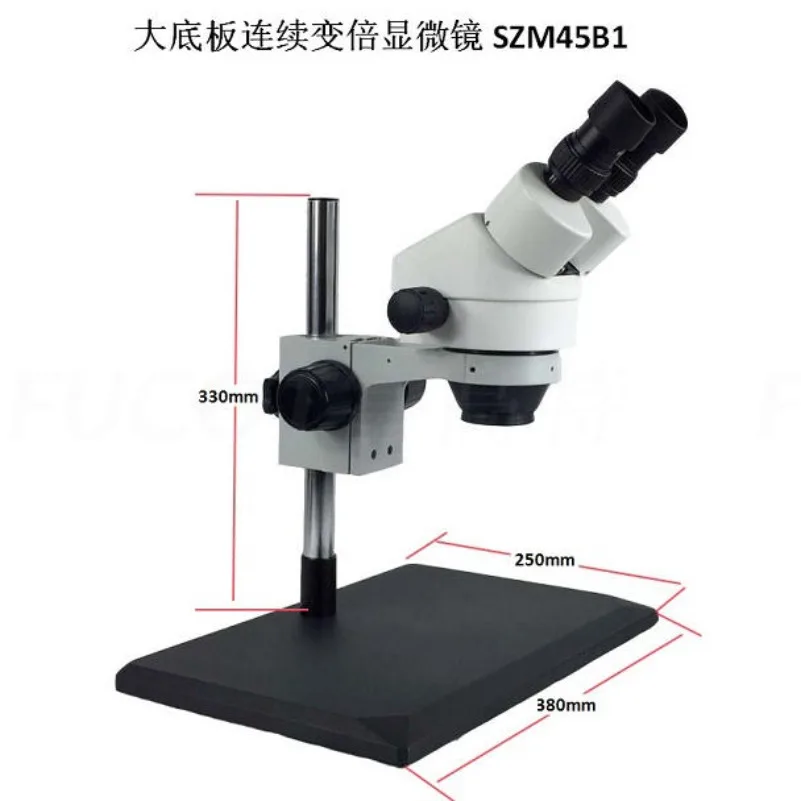 SZM7045B1 Continuous Zoom Microscope, Large Flat Plate Column Microscope, Mobile Phone Repair Microscope