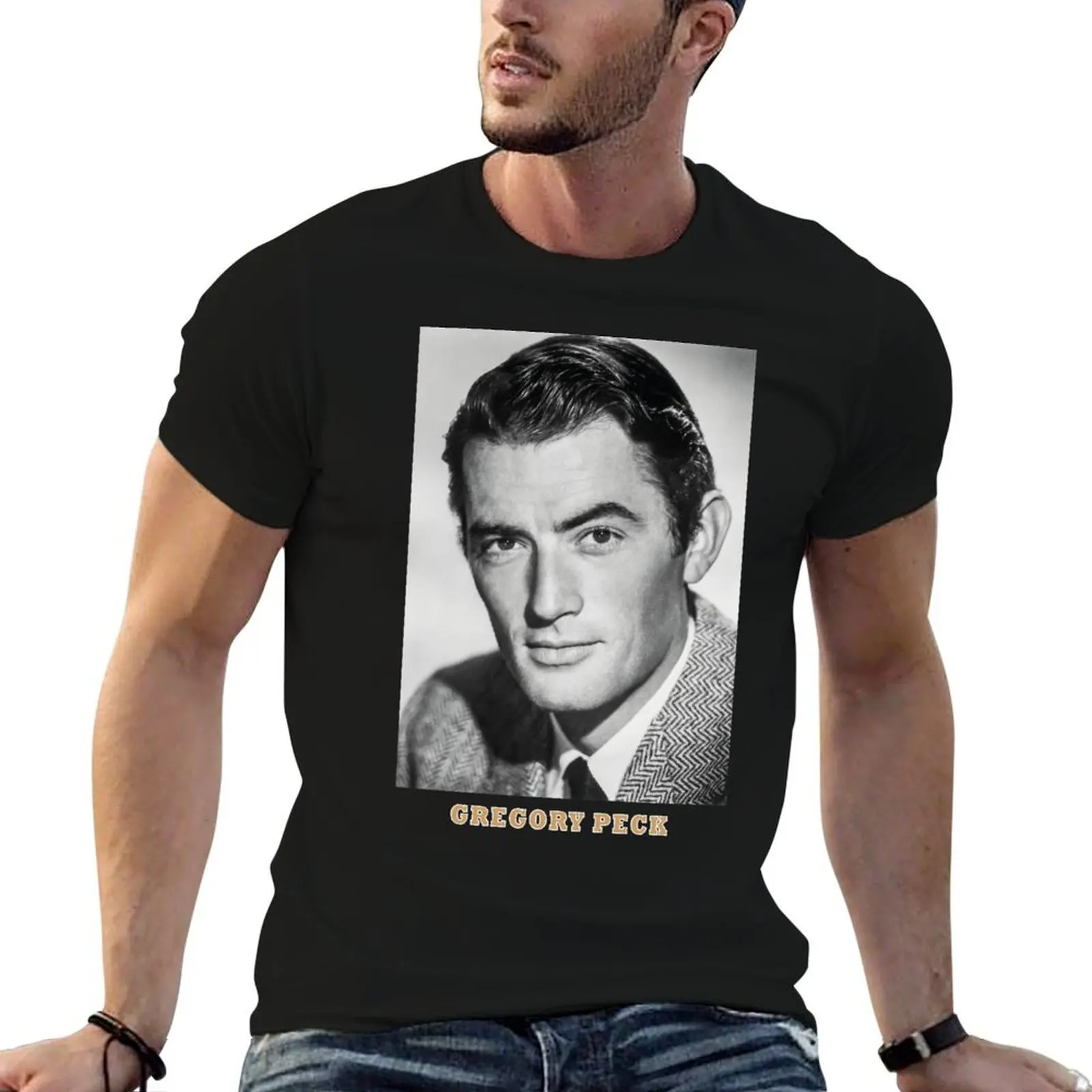 

Gregory Peck T-Shirt man t shirts for men man t shirts for men casual t shirts for man graphic vintage T-Shirt